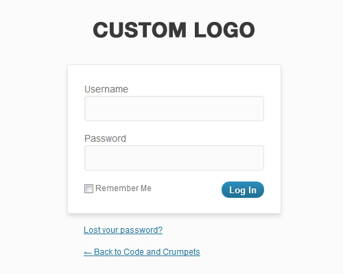 Chane WordPress Login Logo and URL without Plugin